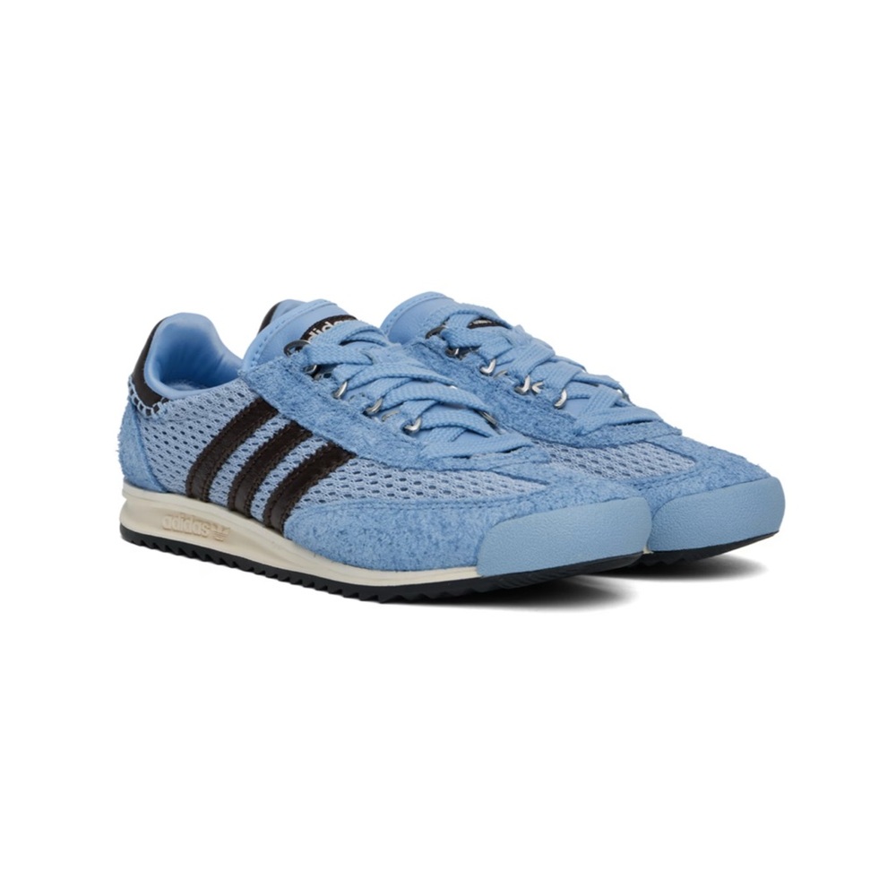 Wales Bonner Blue Adidas Originals Edition SL76 Sneakers